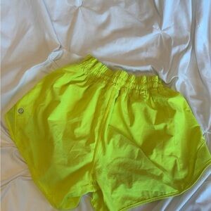 Lululemon Athletica Green Athletic Shorts Lightweight Elastic Waist